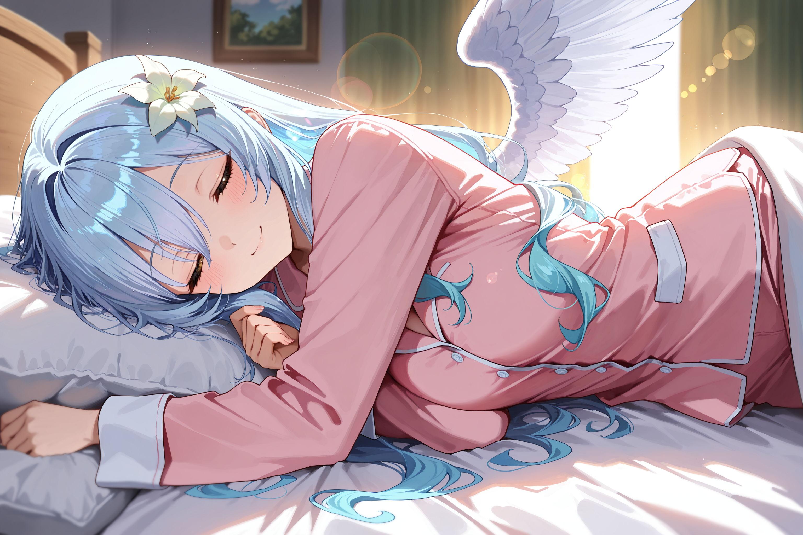 天使さん休憩中 | の人気AIイラスト・グラビア