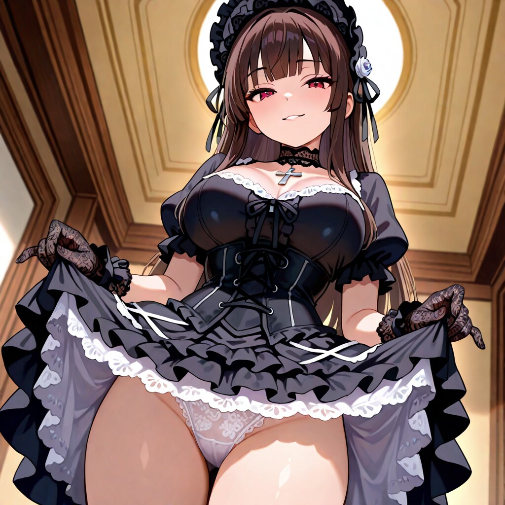 パン見せ