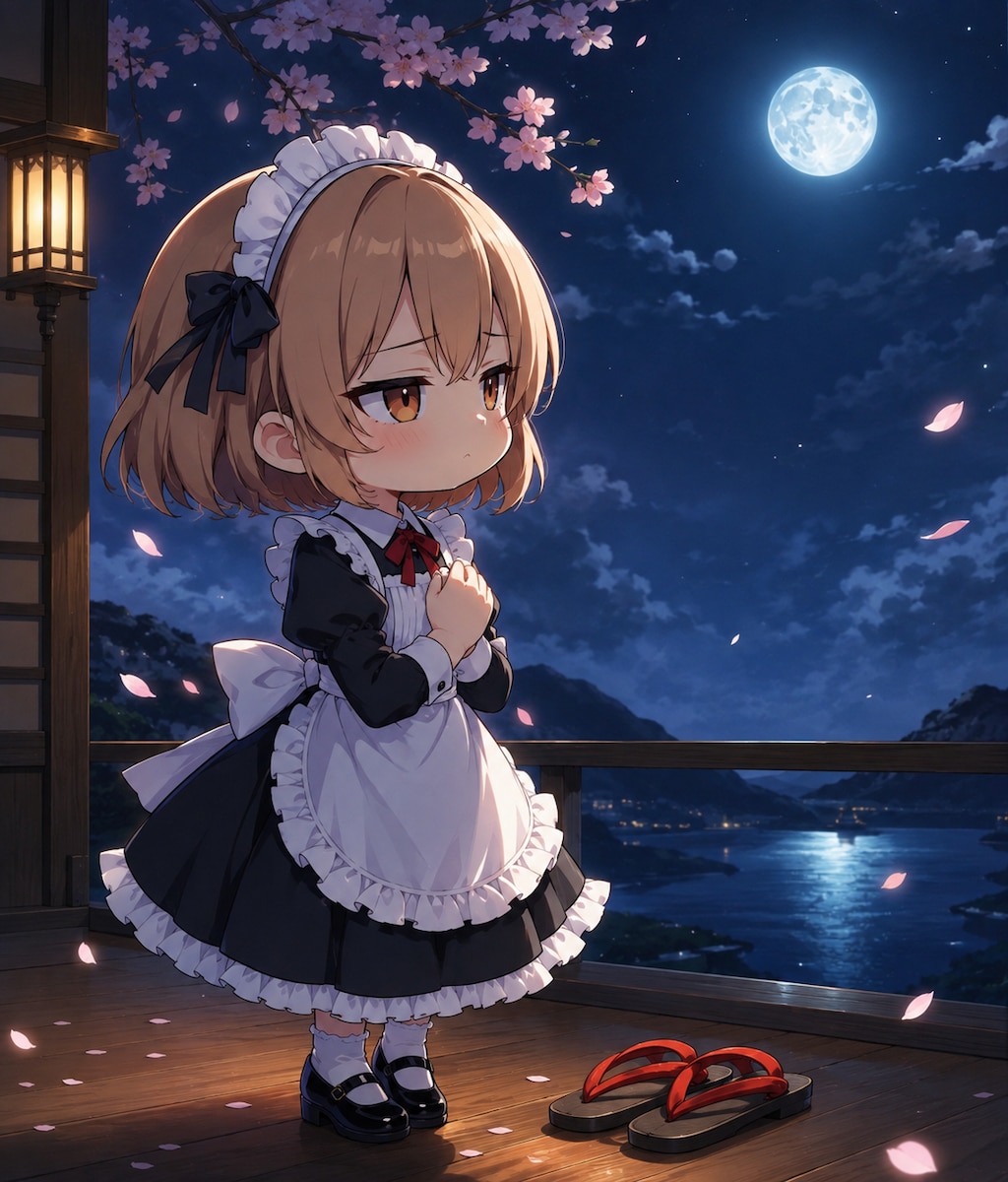 赤い鼻緒 赤い鼻緒 この胸抱いて 届けたくて 届かなくて 月夜を睨んだ