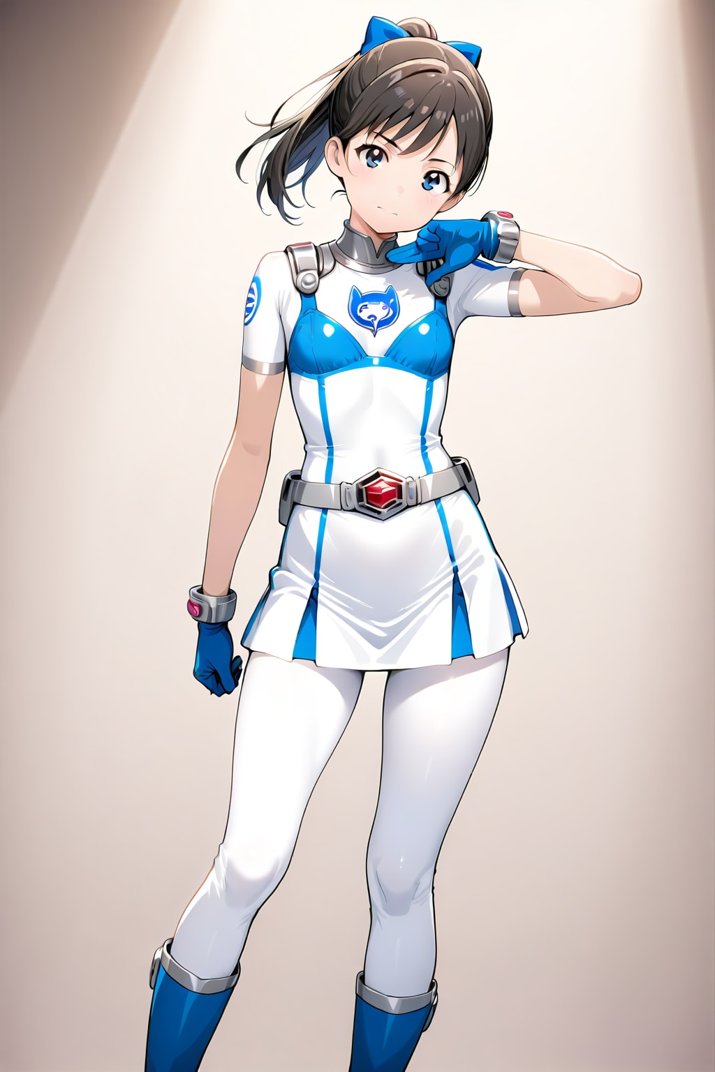 戦隊ヒロインのような女の子