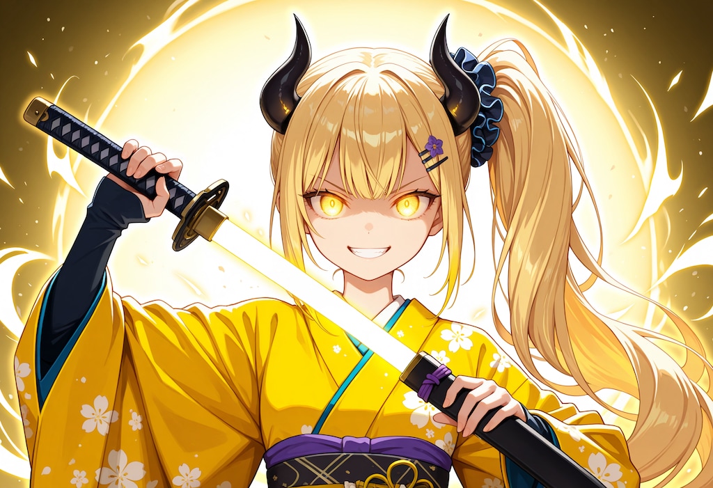 抜刀オーラと女鬼高生さん