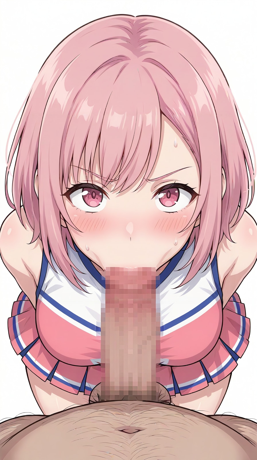 秋吉みる チアガール_フェラチオ