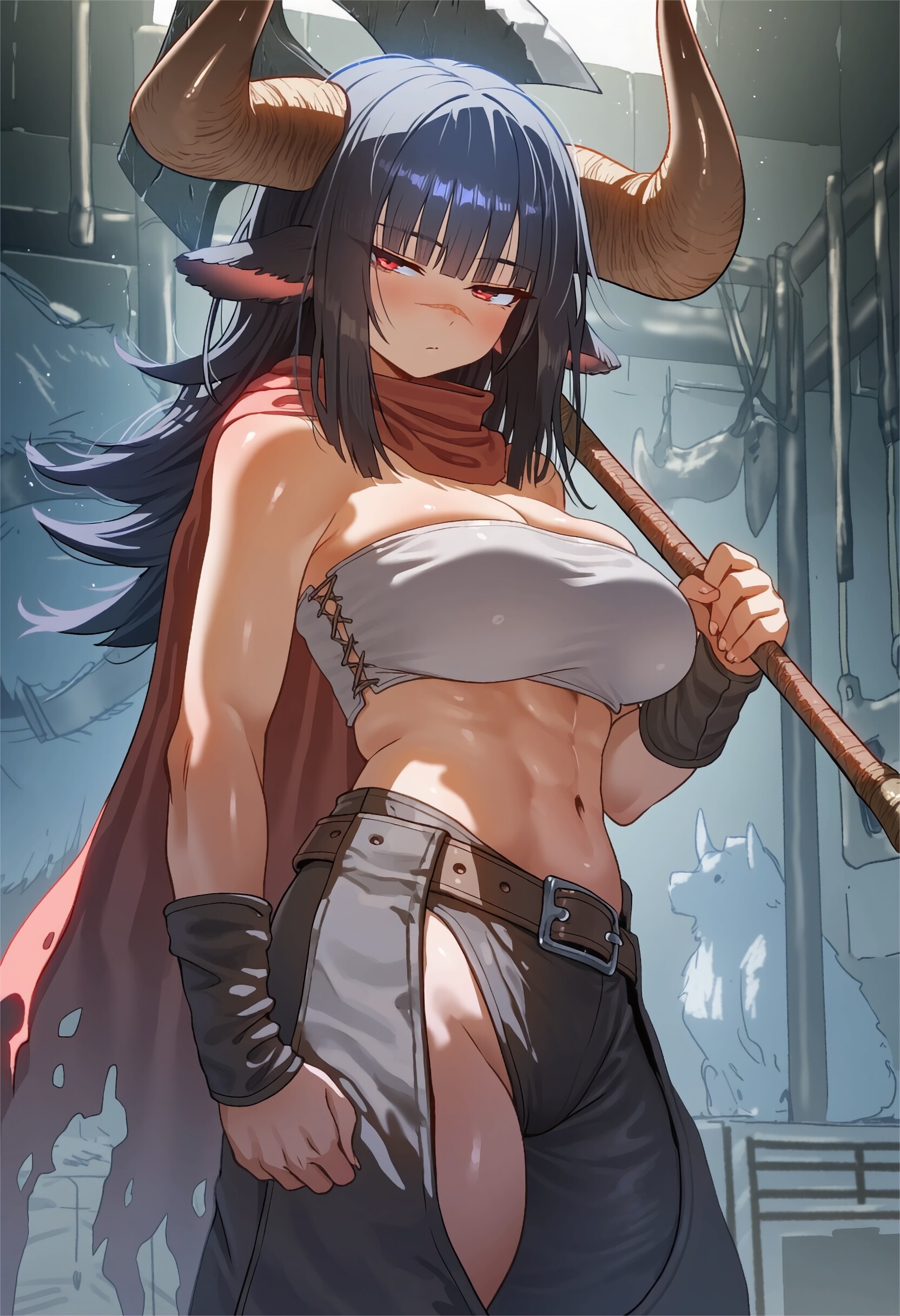 準備はできてるか…？なら行こうか｜闘牛娘ちゃん