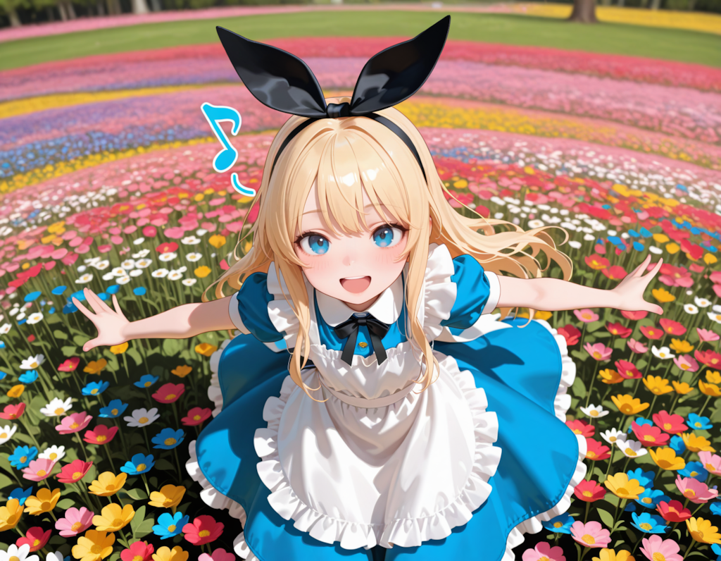 歌うアリスちゃん