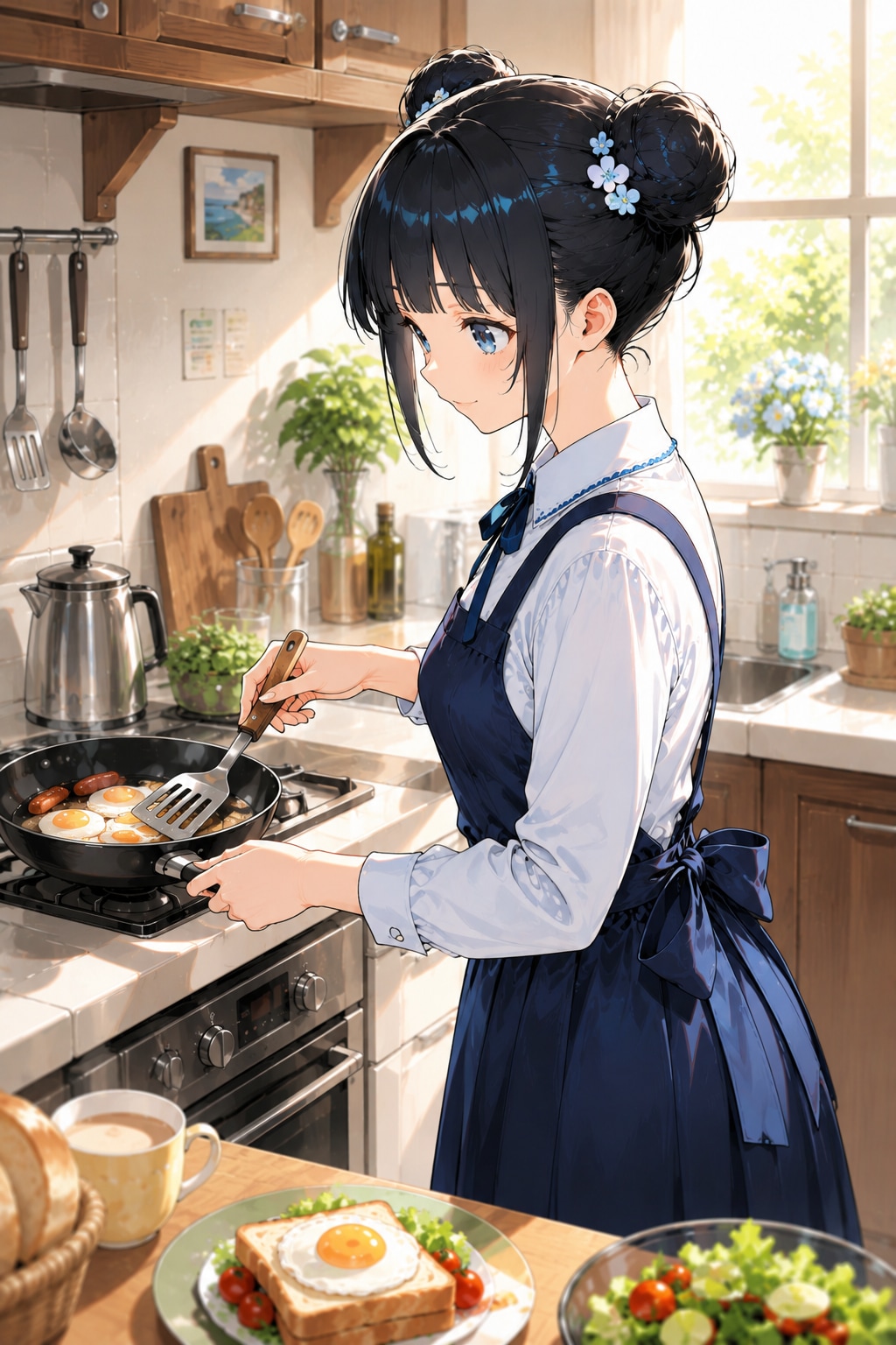 おだんごちゃん🍡✨と朝ごはん🍚✨　8/4