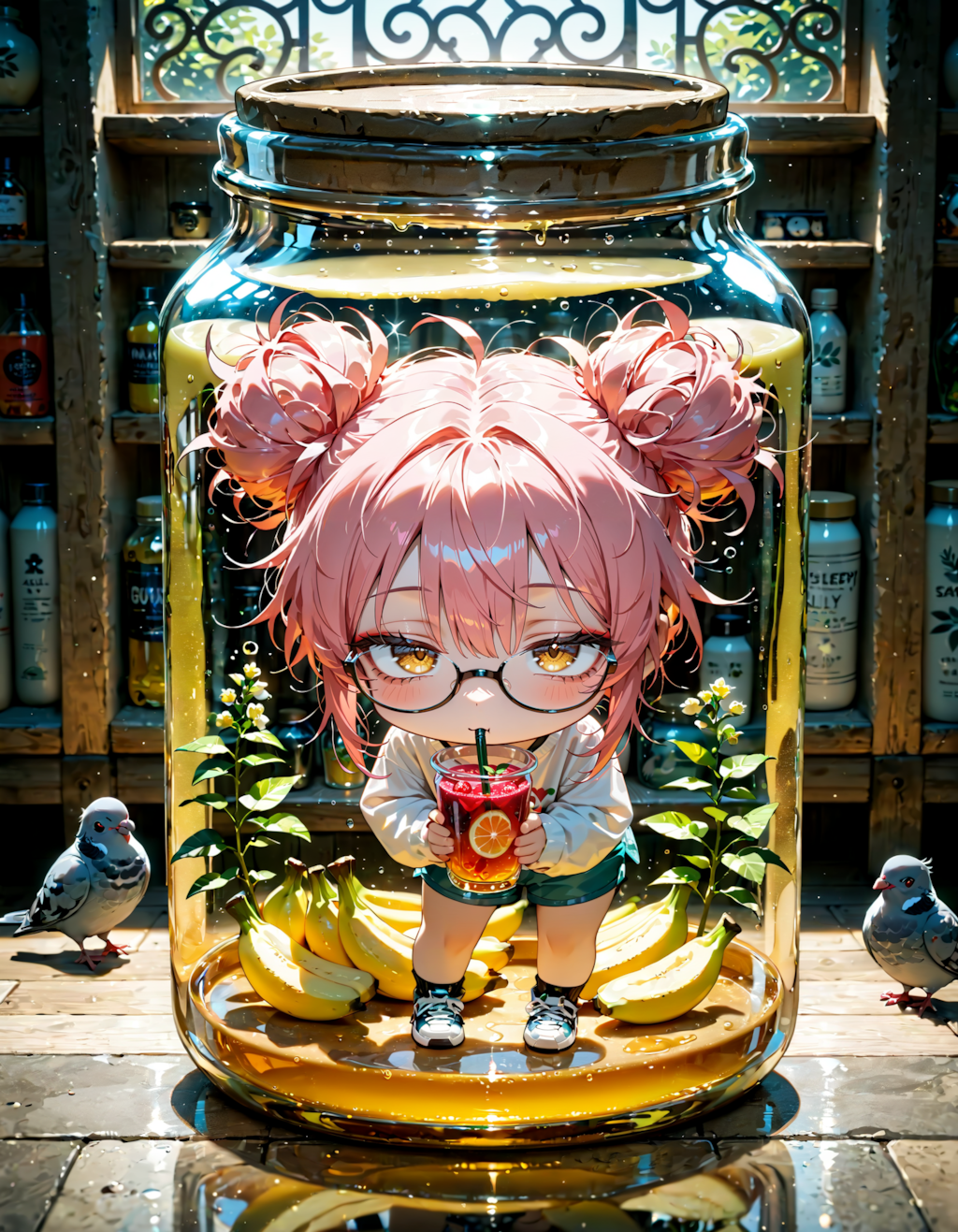 今日は何の日？　鳩の日。鳥と人との共生の日。バナナの神様・バナナジュースの日