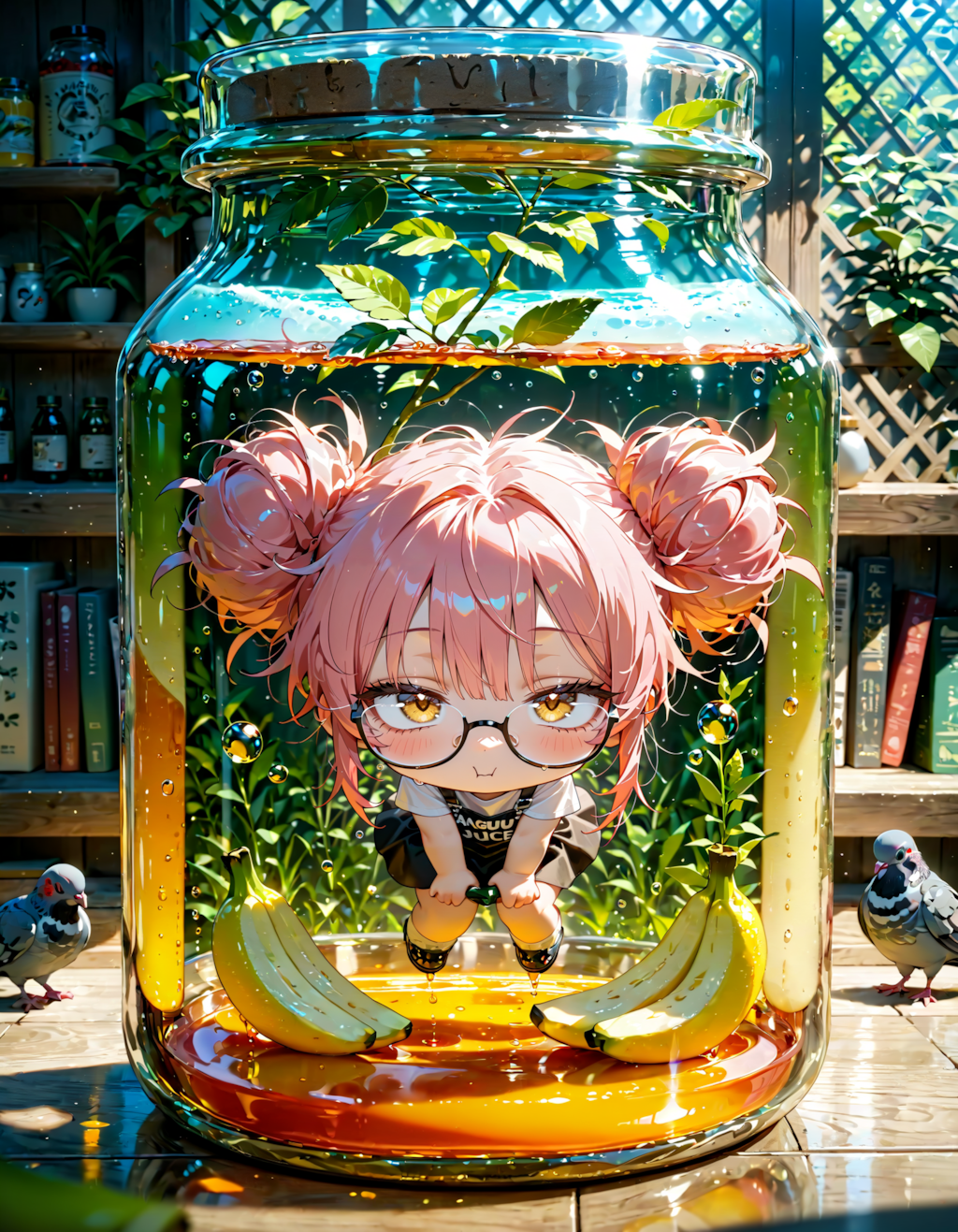 今日は何の日？　鳩の日。鳥と人との共生の日。バナナの神様・バナナジュースの日