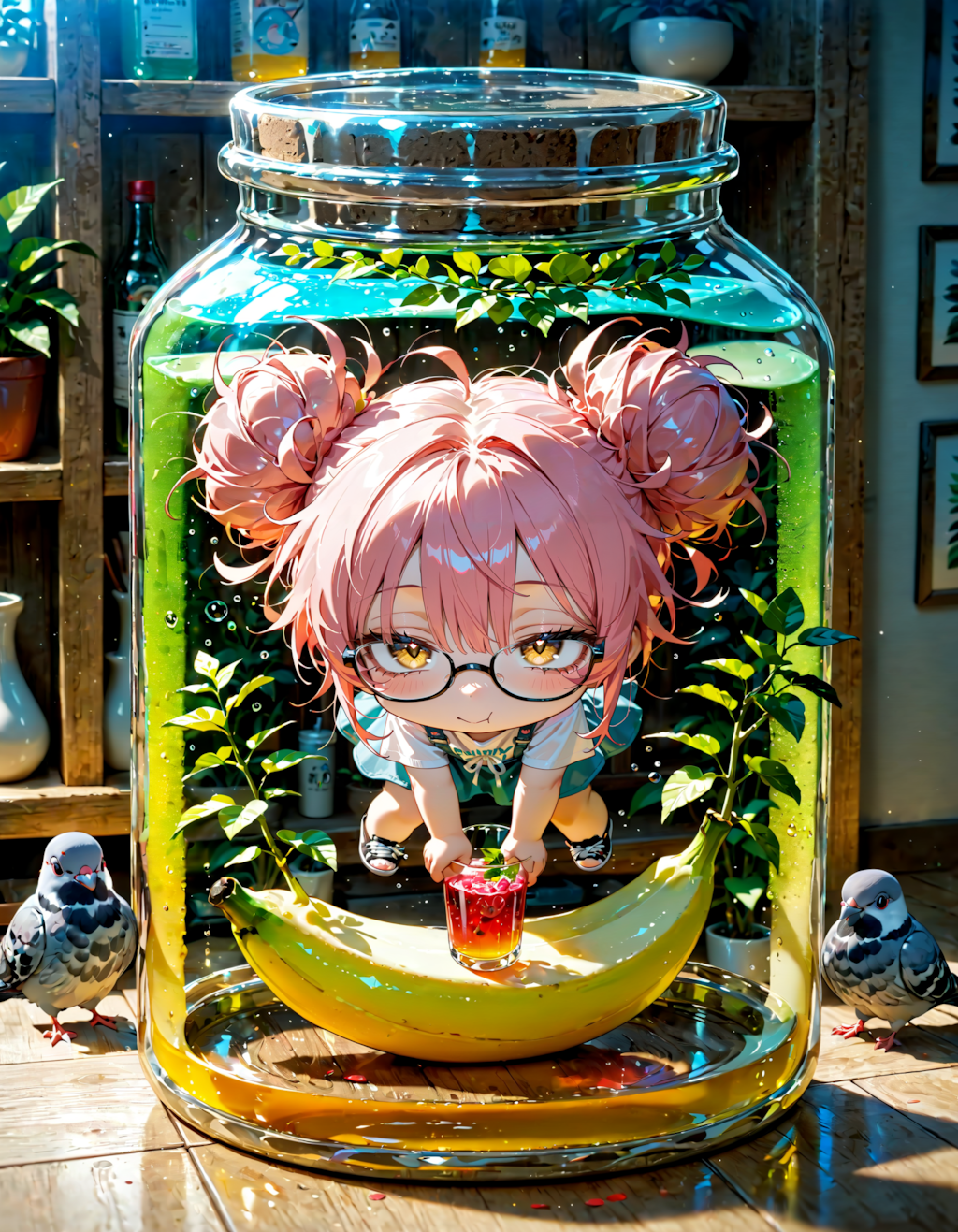 今日は何の日？　鳩の日。鳥と人との共生の日。バナナの神様・バナナジュースの日