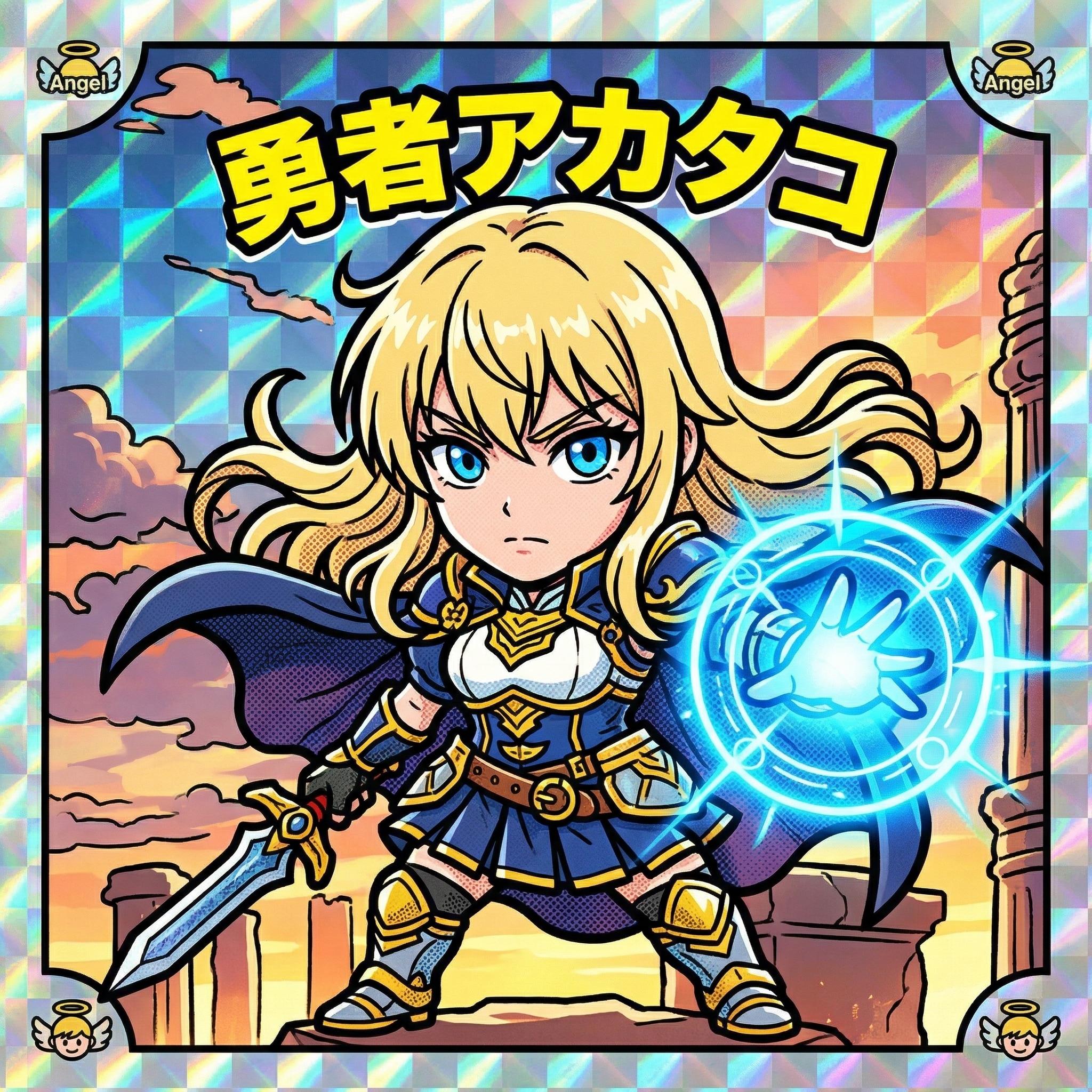 勇者アカタコ（ビックリマンシール） | の人気AIイラスト・グラビア