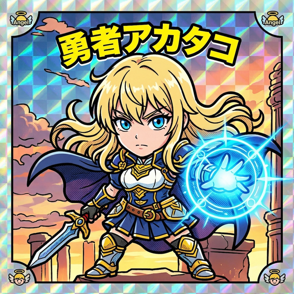 勇者アカタコ（ビックリマンシール）