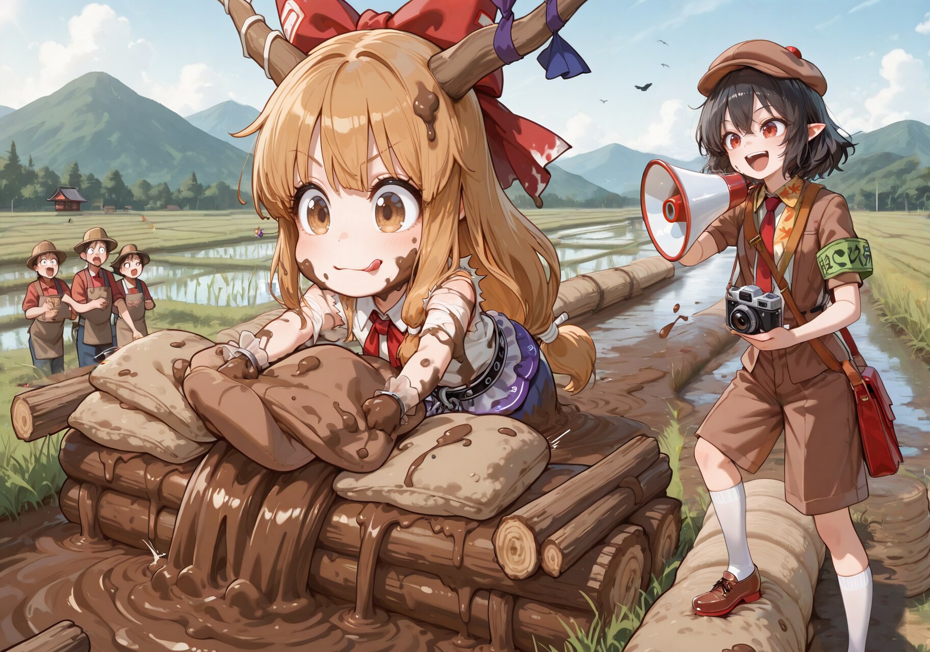 ちょこれーと事変・用水路 | の人気AIイラスト・グラビア