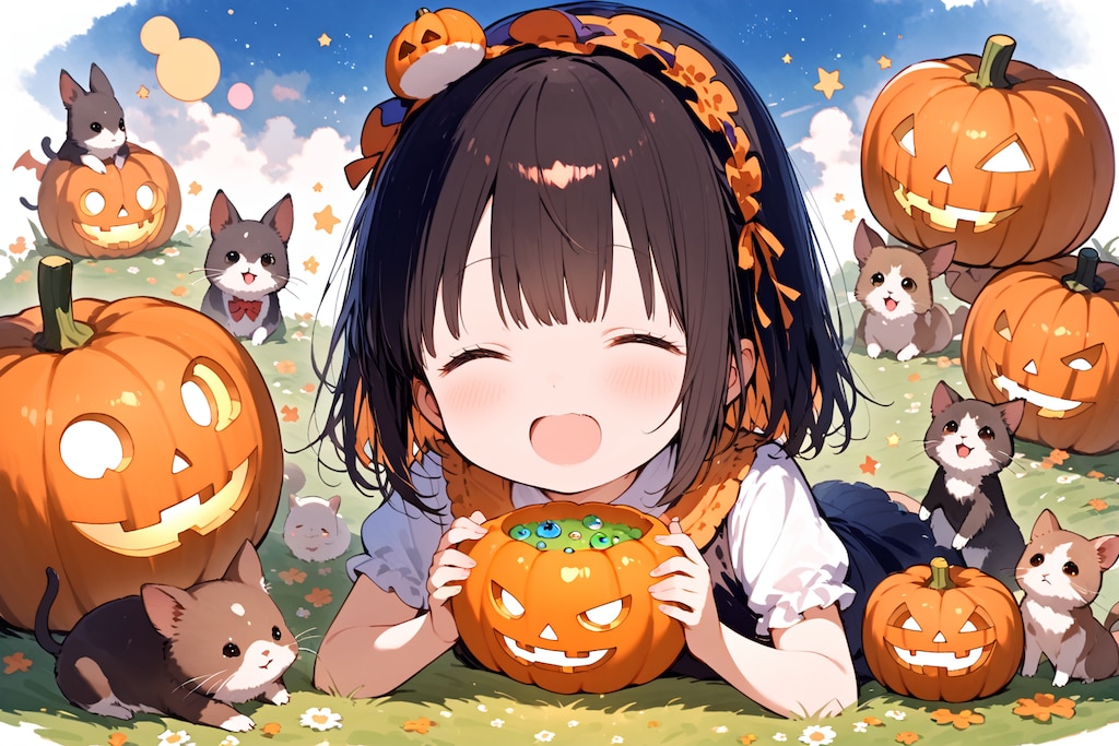 HALOちゃんとハロウィン