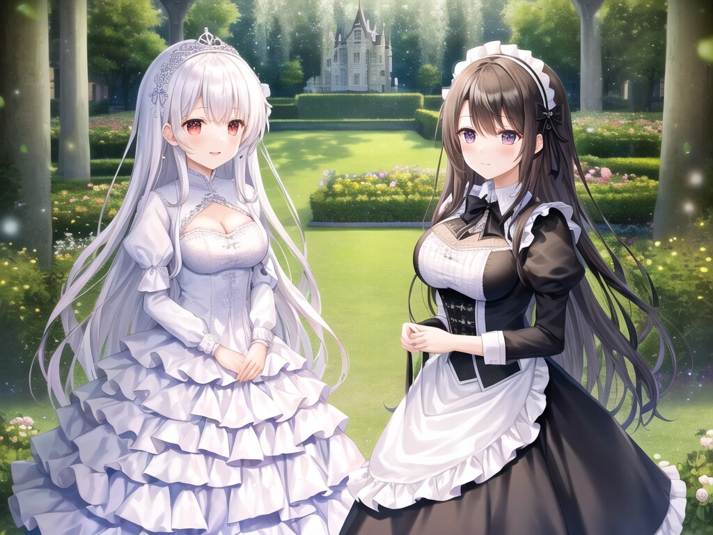 お姫様とメイドさん