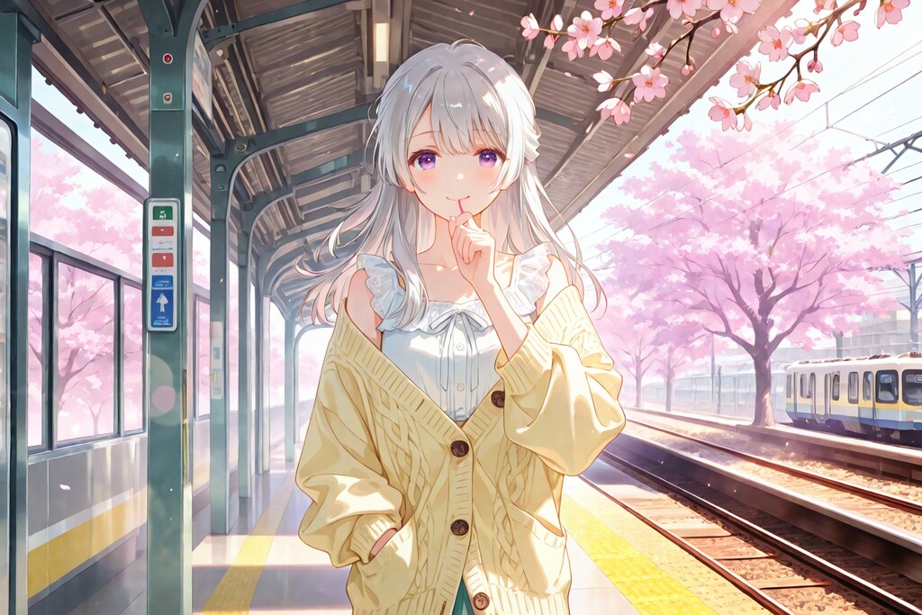 桜のトンネル