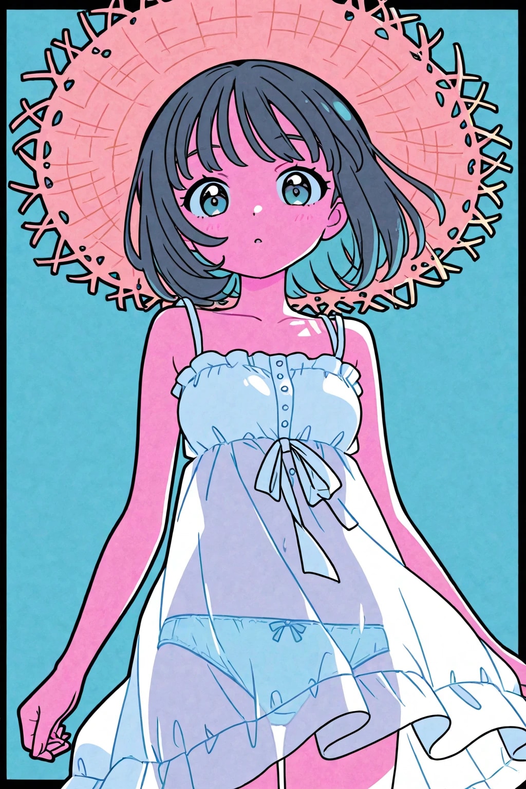 透け透けサンドレス