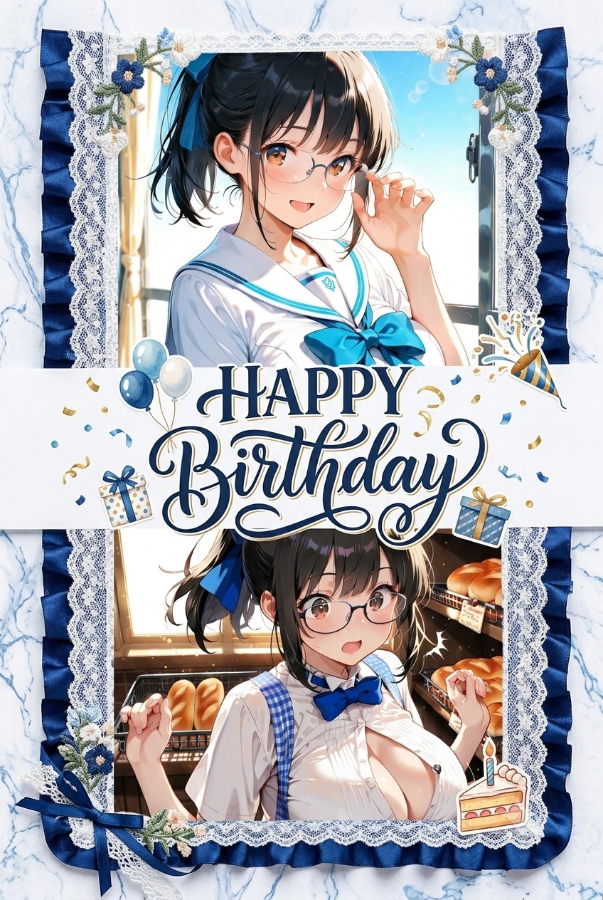 蒼衣に眼鏡が似合う