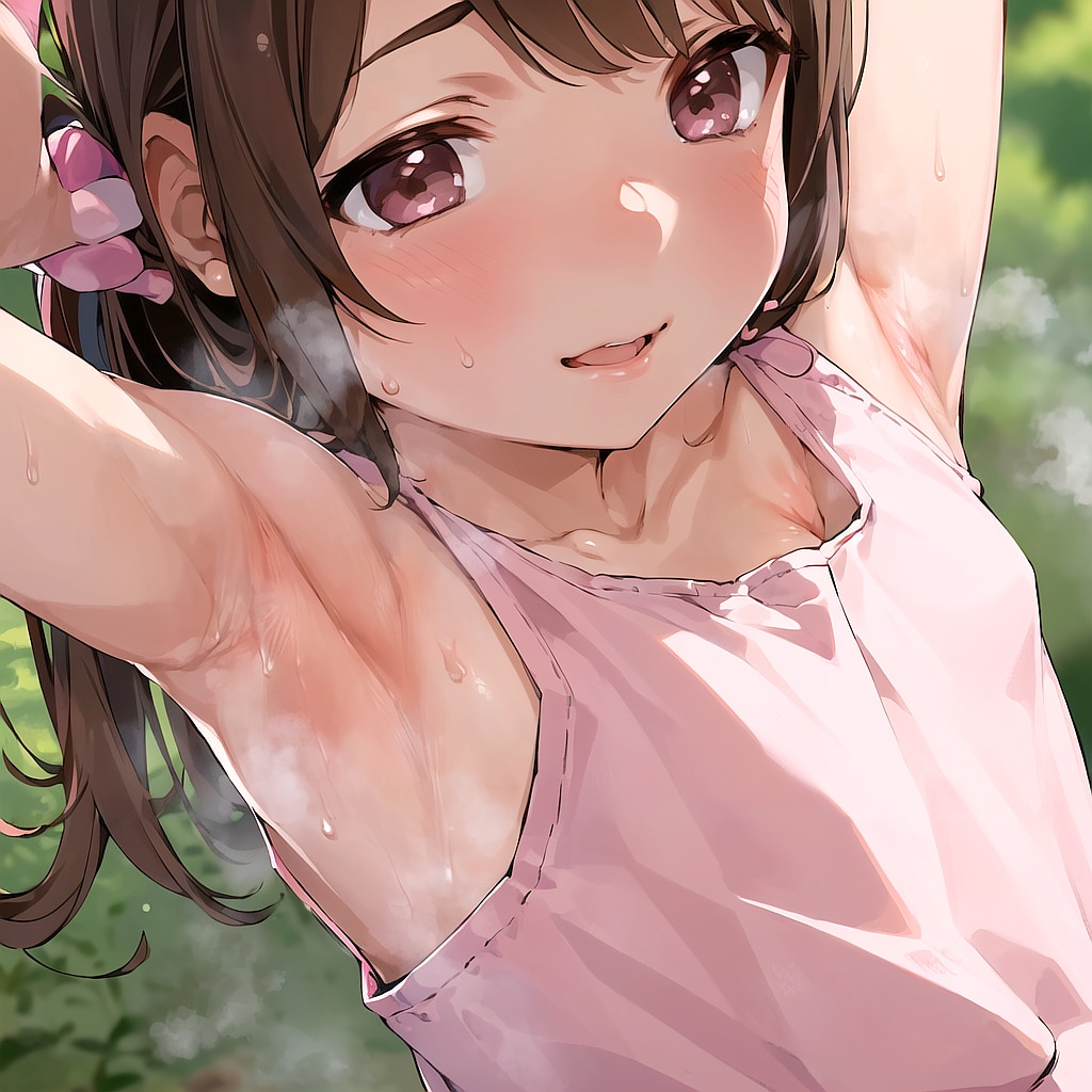 腋汗幼女
