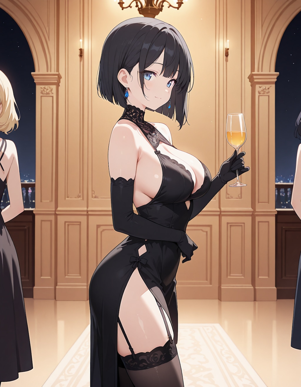 同窓会に出かけた妻