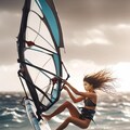 ウインドサーフィン女子高生 12枚目