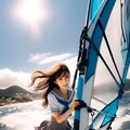 ウインドサーフィン女子高生 3枚目