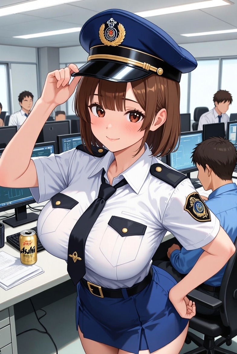 grokで婦警コスチューム | の人気AIイラスト・グラビア