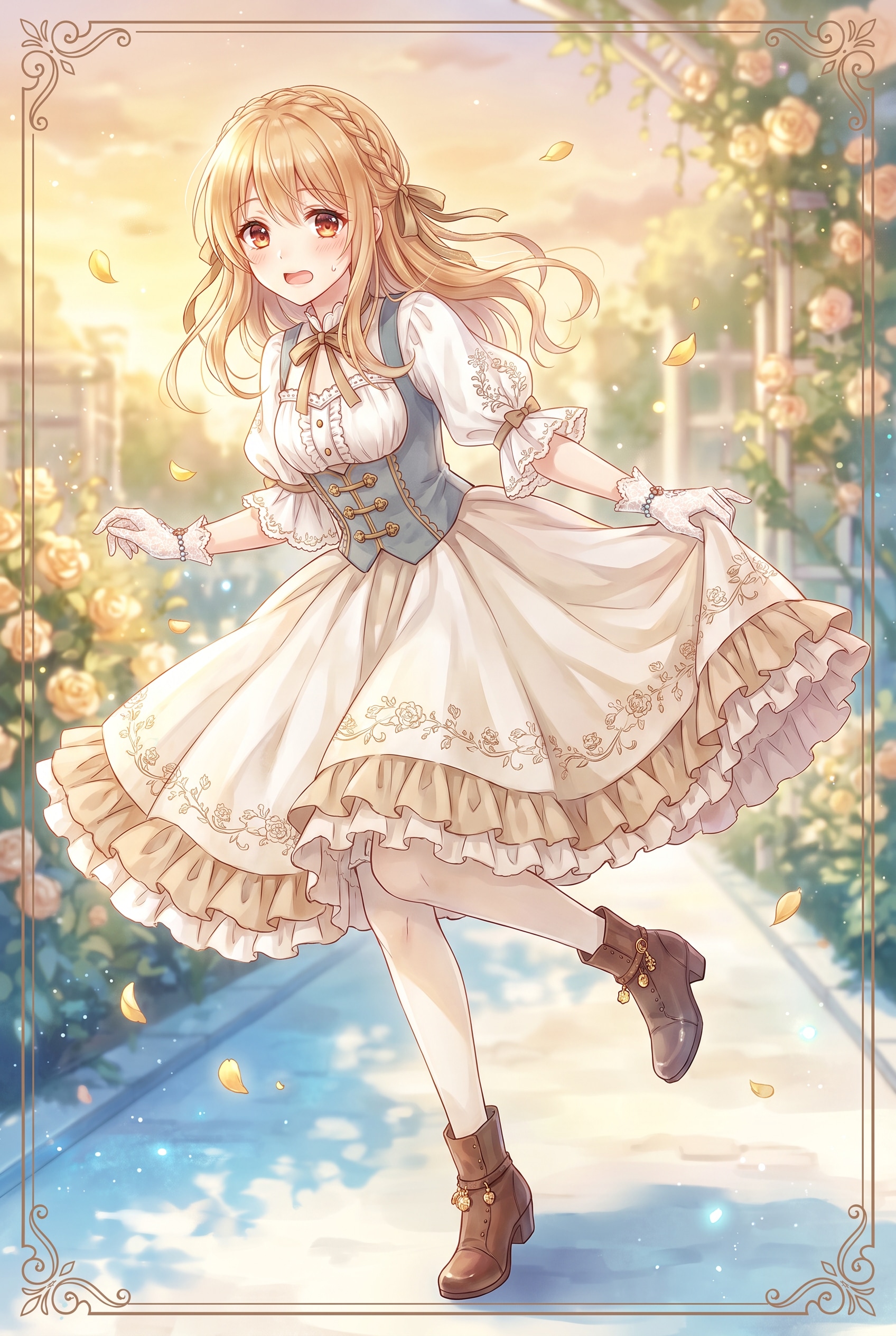 金燦絹花乙女 | の人気AIイラスト・グラビア