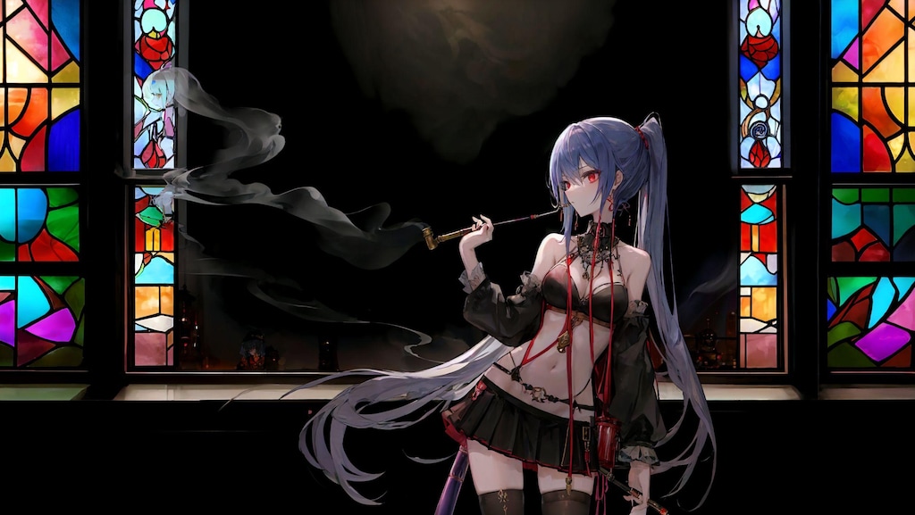 紫煙を漂わせて魔女は何を思う