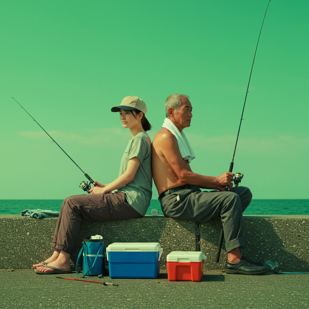 全然釣れないね…