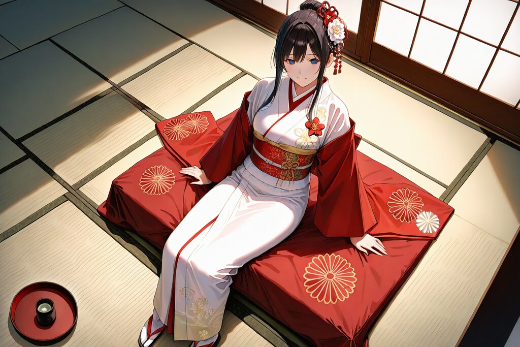 着物は普通に良いけど十二単衣のハードルは高そうなCAPEさん