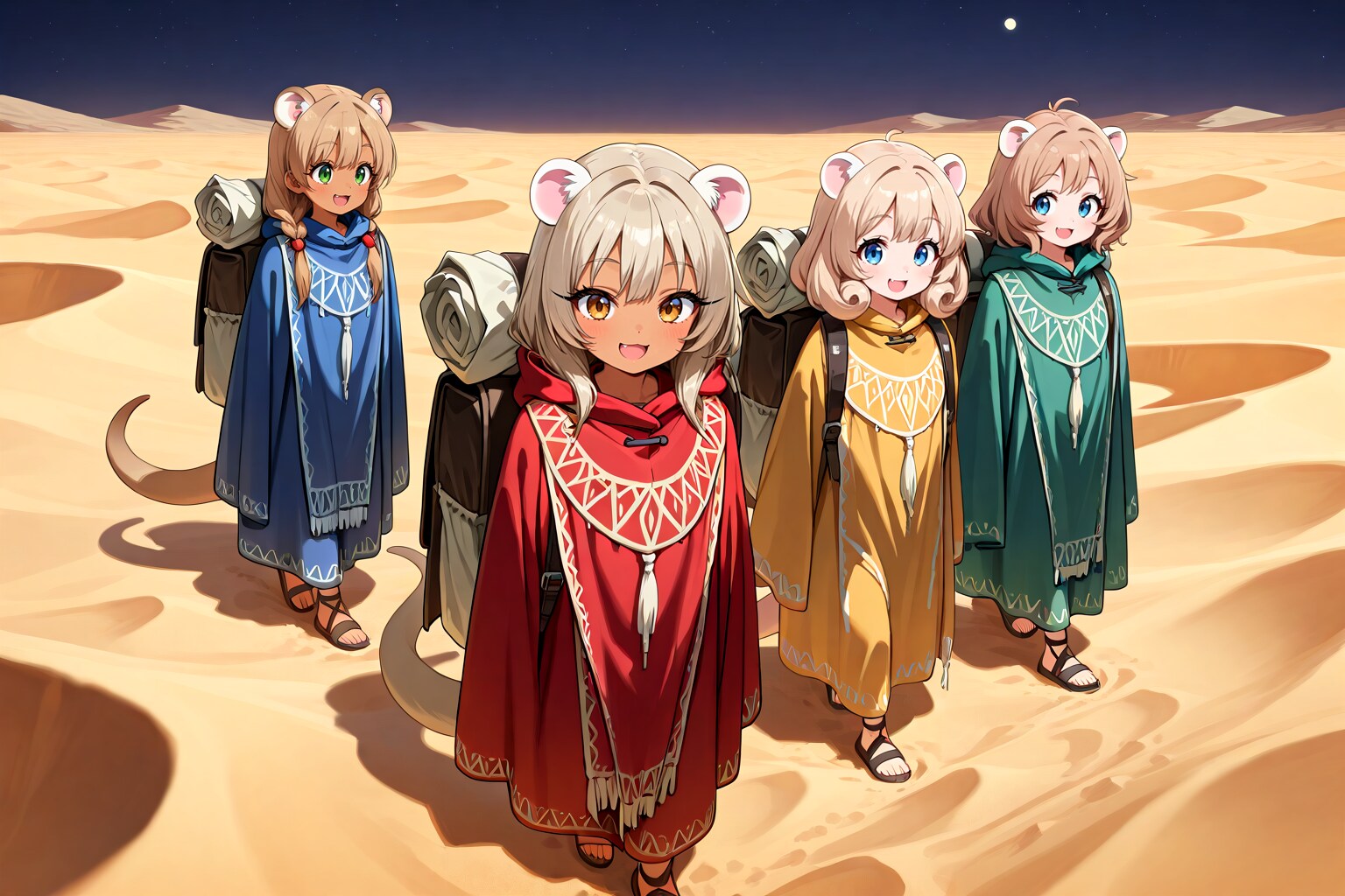 ラクダの商隊