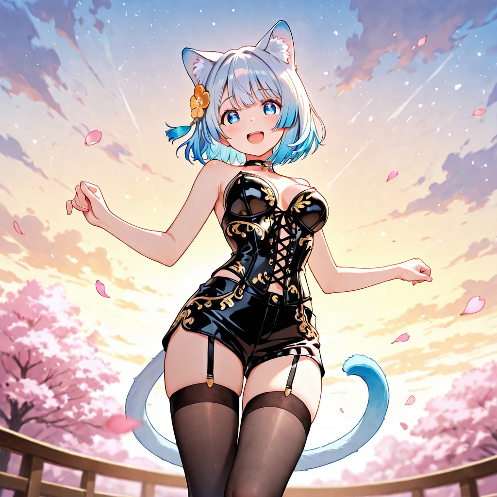 桜舞う猫耳精霊～春桜に舞う～