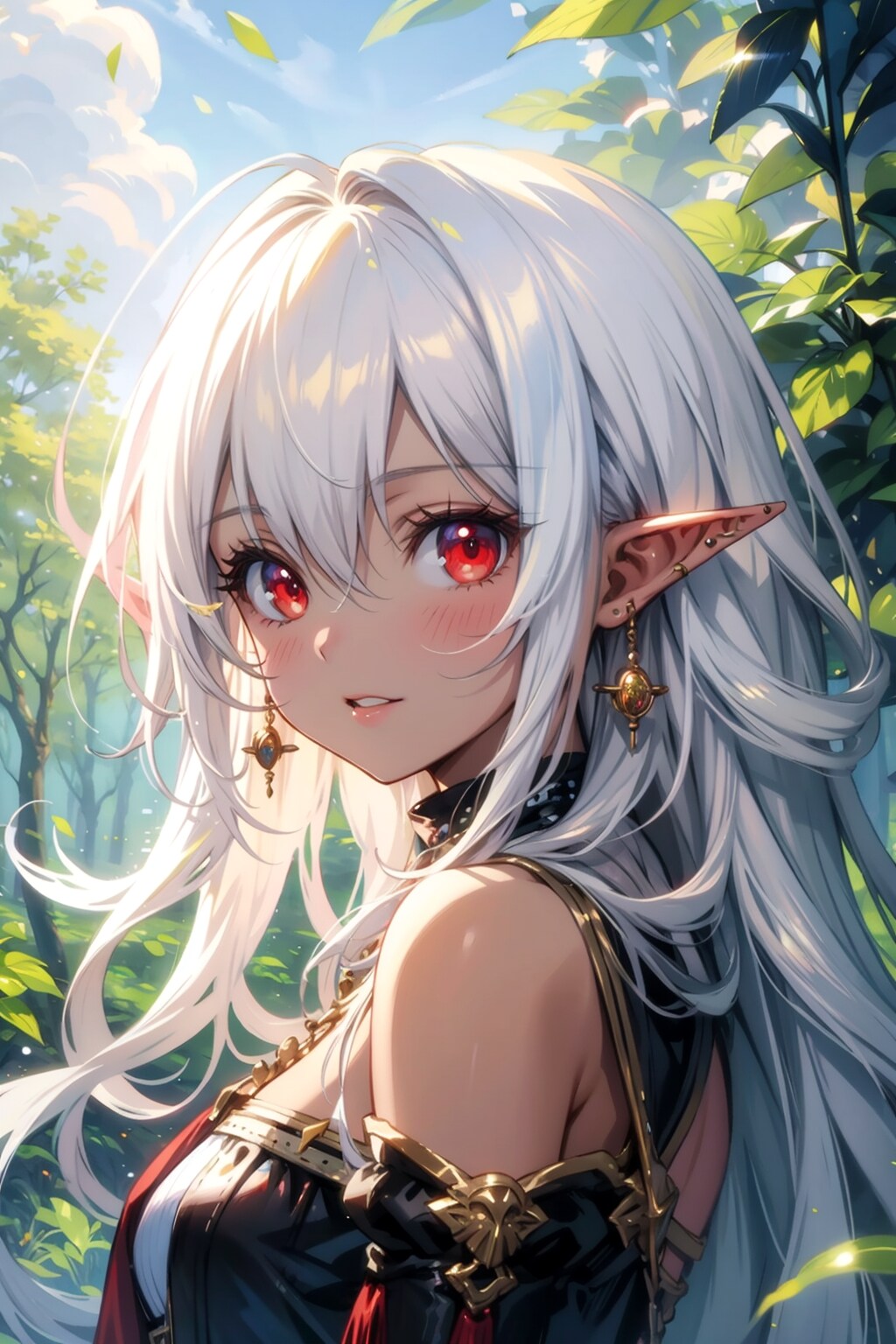 美少女ダークエルフ