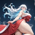 (5枚)クリスマスの生足サンタガール 2枚目
