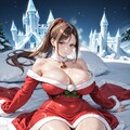 (5枚)クリスマスの生足サンタガール 5枚目