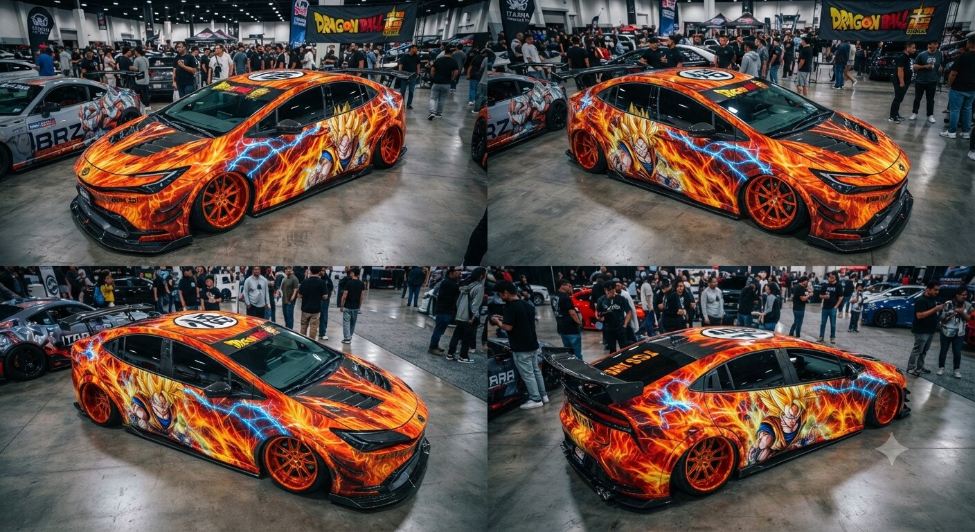 プリウスドラゴンボール痛車