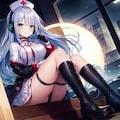 銀髪緑眼 7枚目