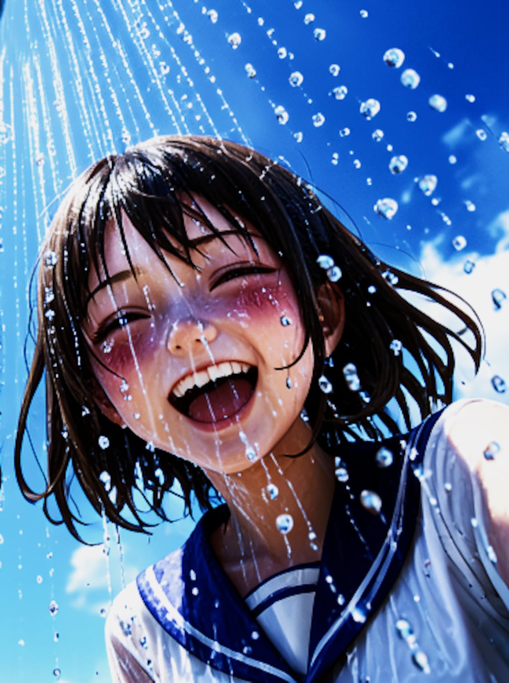 ２　太陽がいっぱい　水遊び