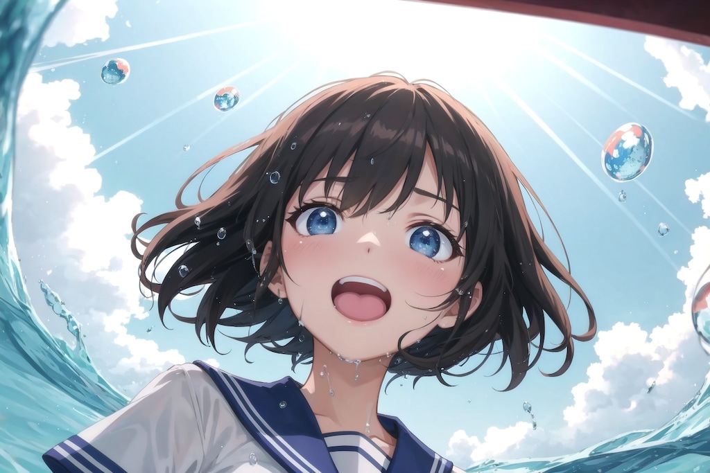 ２　太陽がいっぱい　水遊び