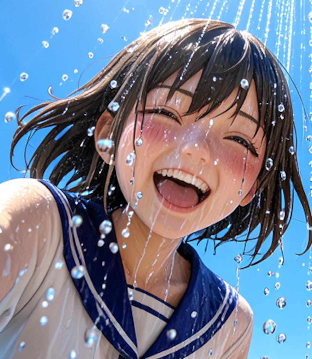 ２　太陽がいっぱい　水遊び