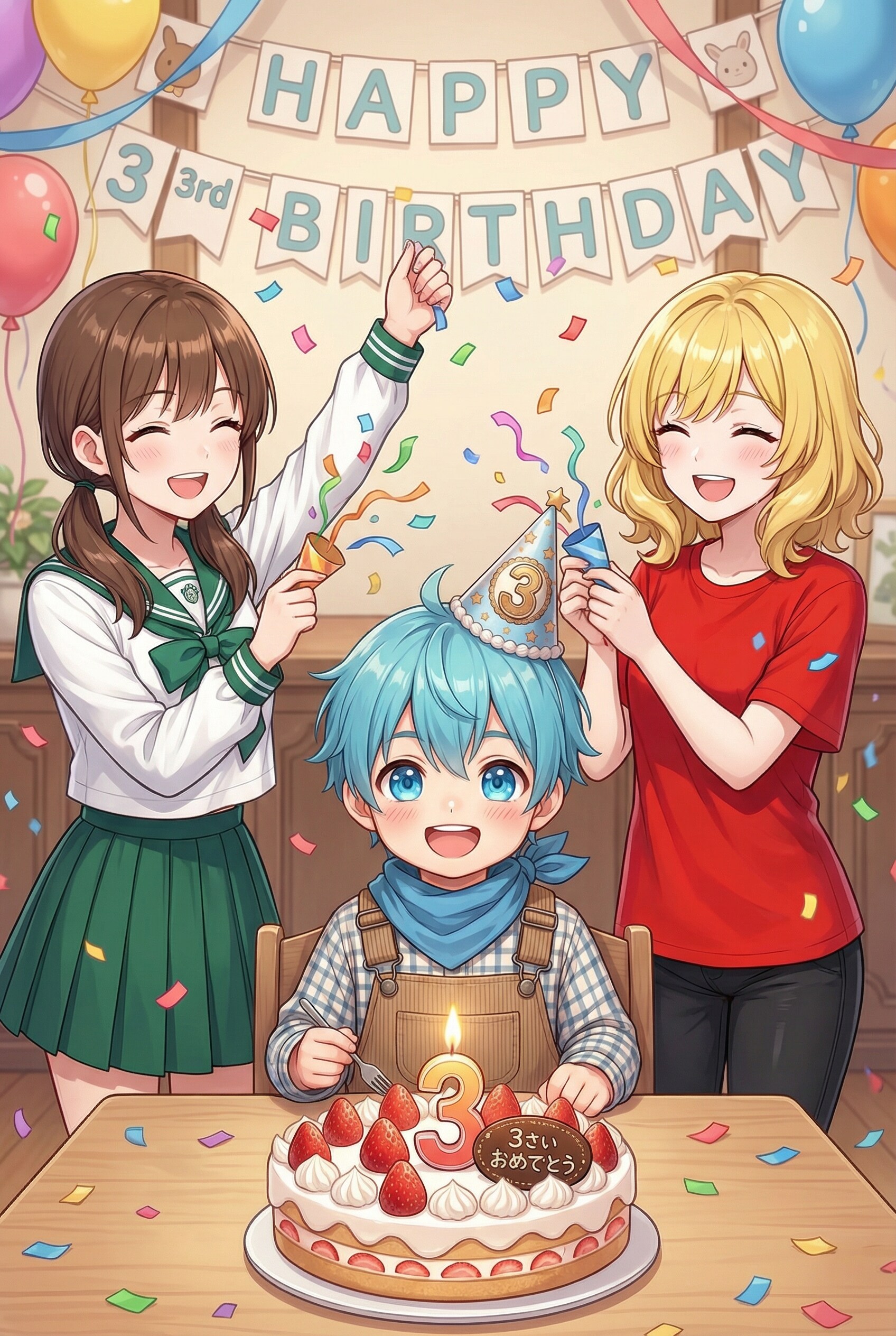 3度目のBIRTHDAY | の人気AIイラスト・グラビア