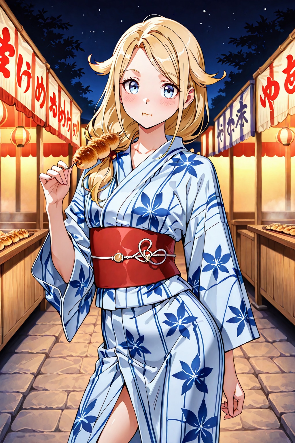 さすがに串に刺さったアレは見たことがありません。