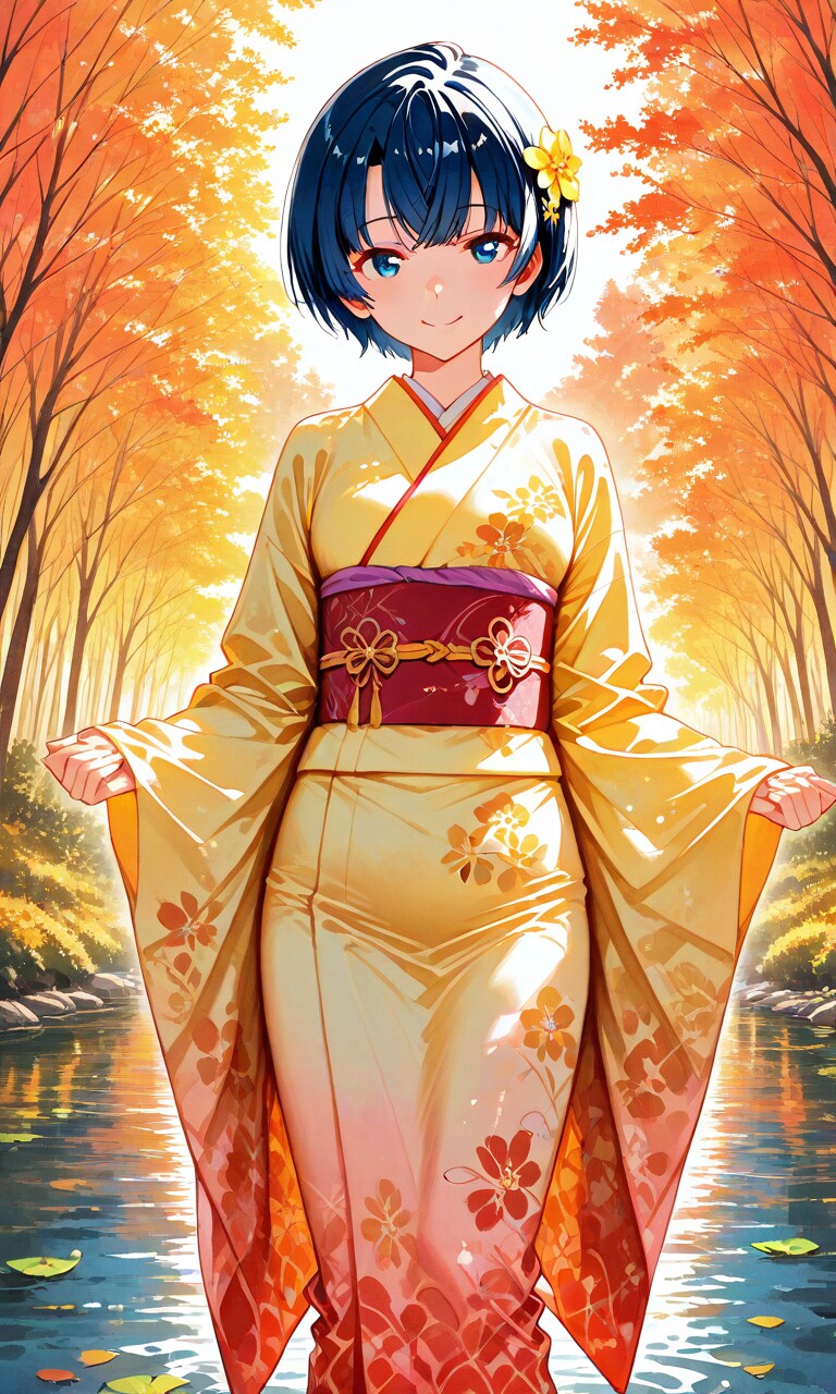 着物姿の柑菜ちゃん