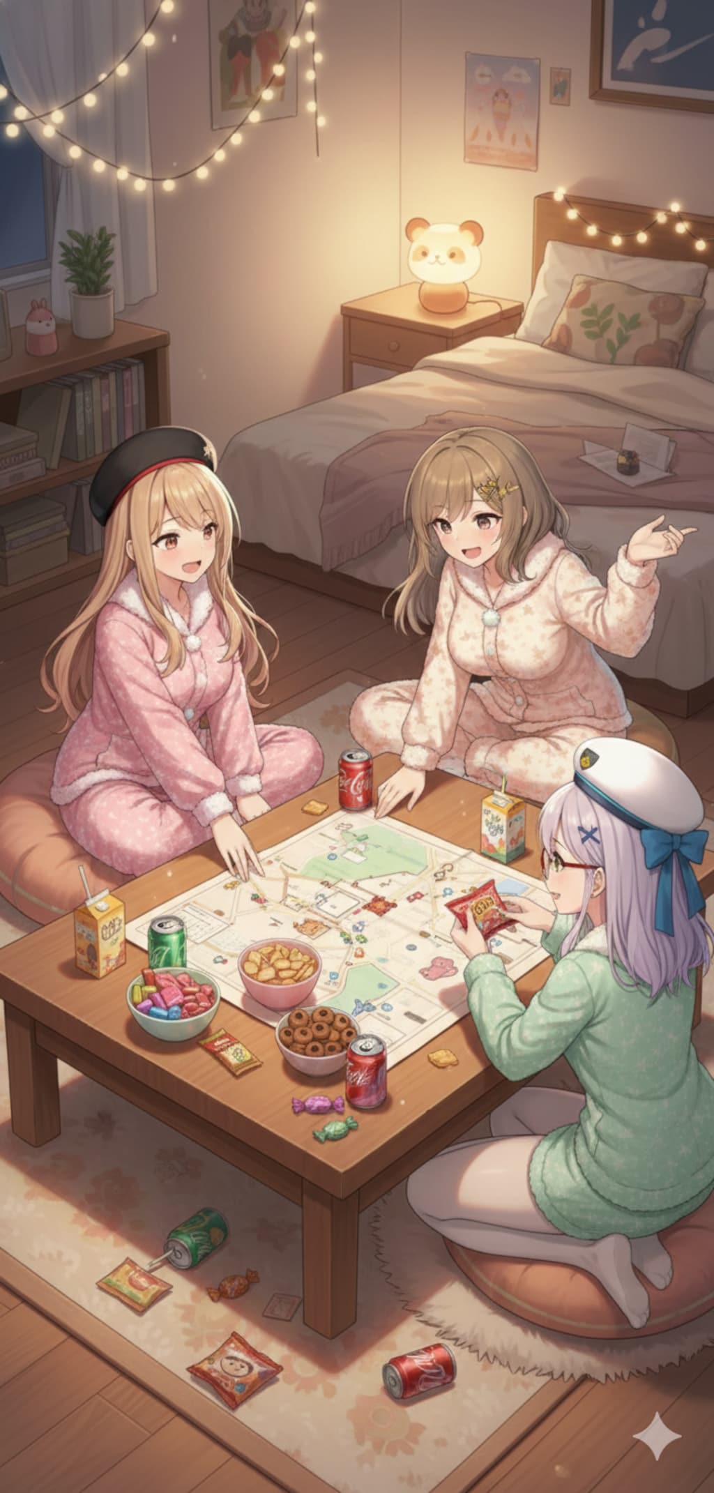 深夜の作戦会議