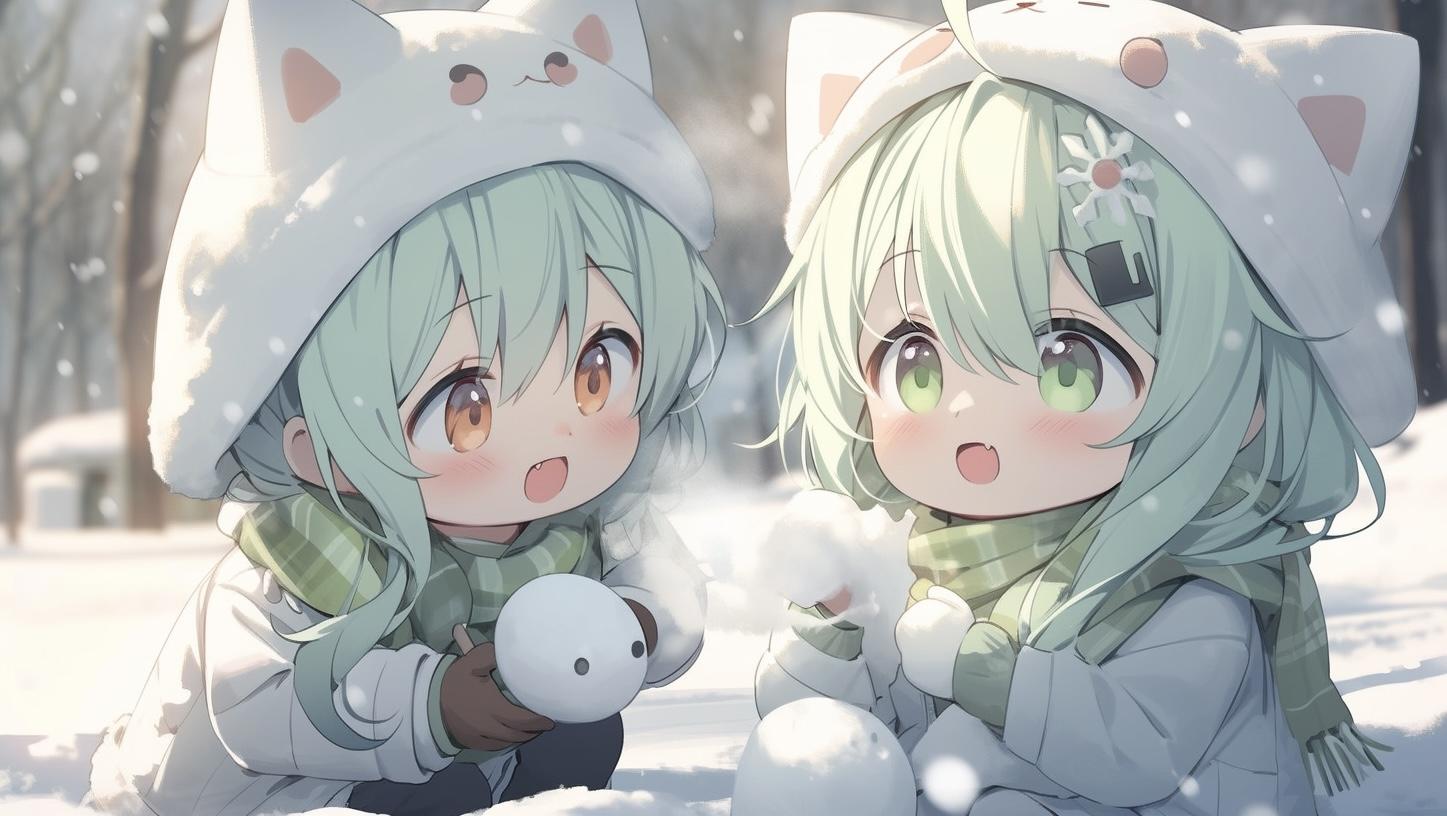 雪だるま作るの⛄️