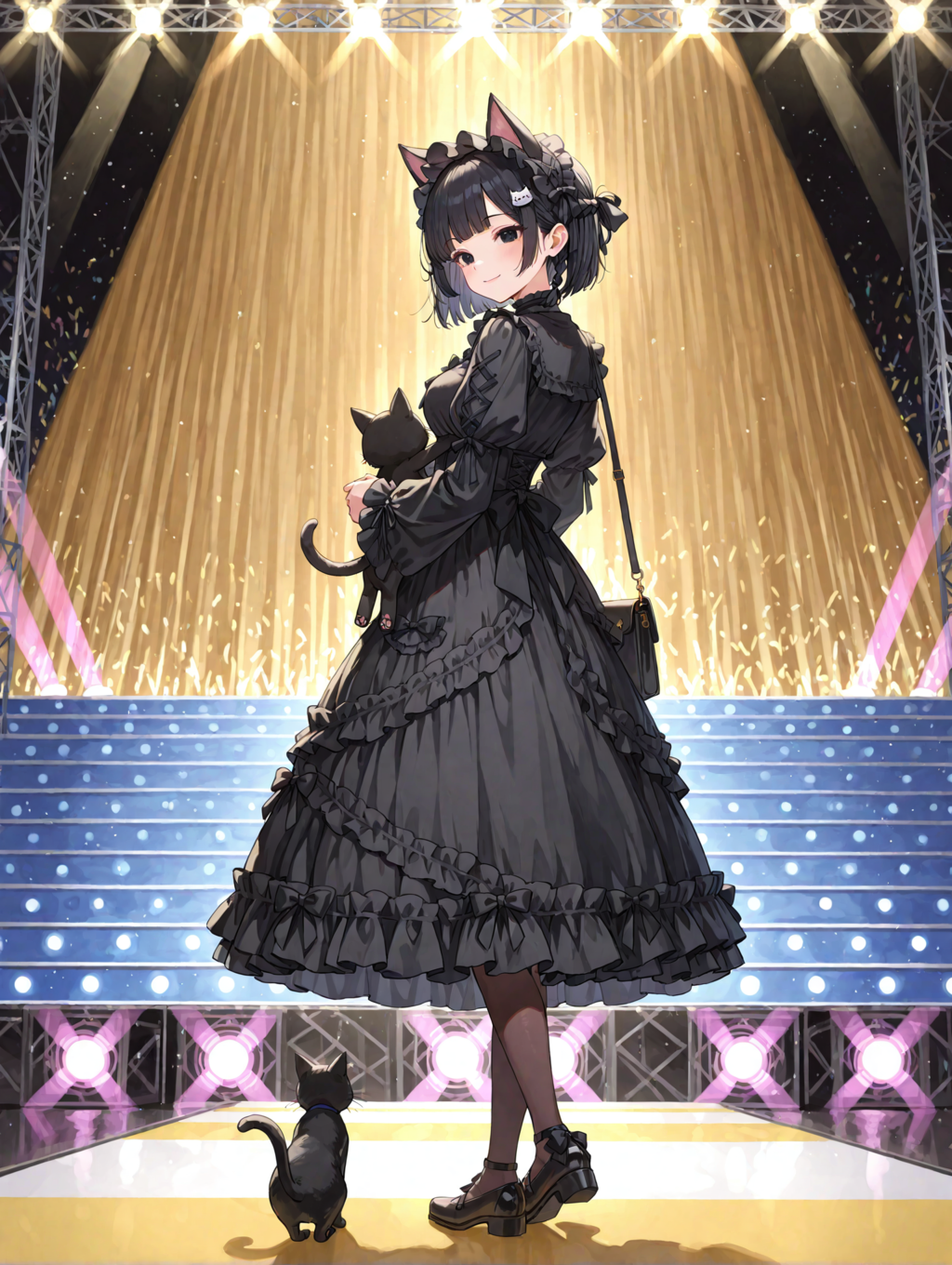 ゴスロリファッション+ネコミミバージョン+α