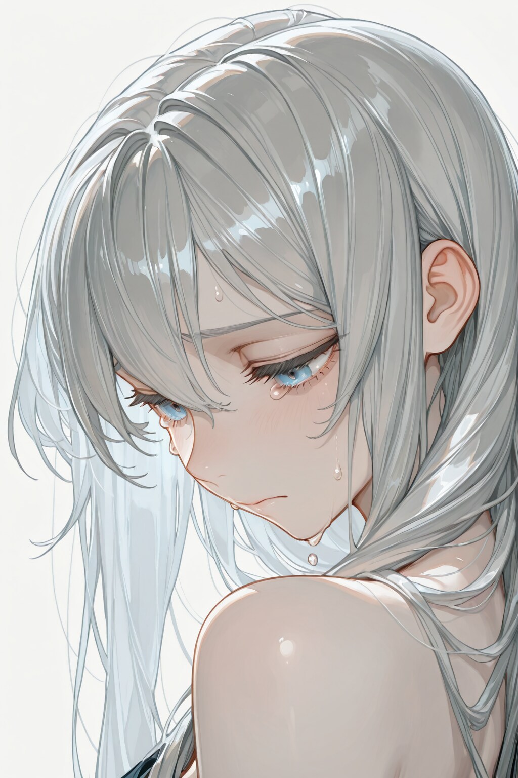 涙。