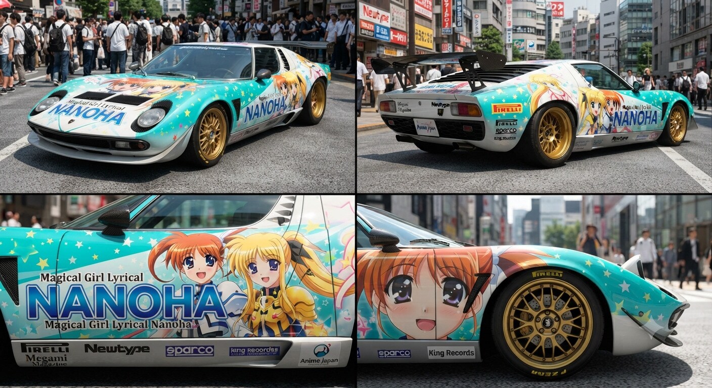 魔法少女リリカルなのは痛車ミウラ | の人気AIイラスト・グラビア