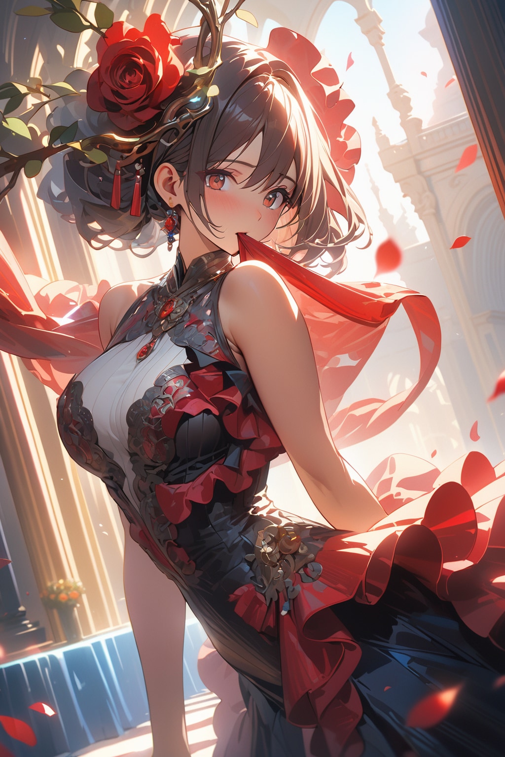 薔薇咥えチャレンジ！