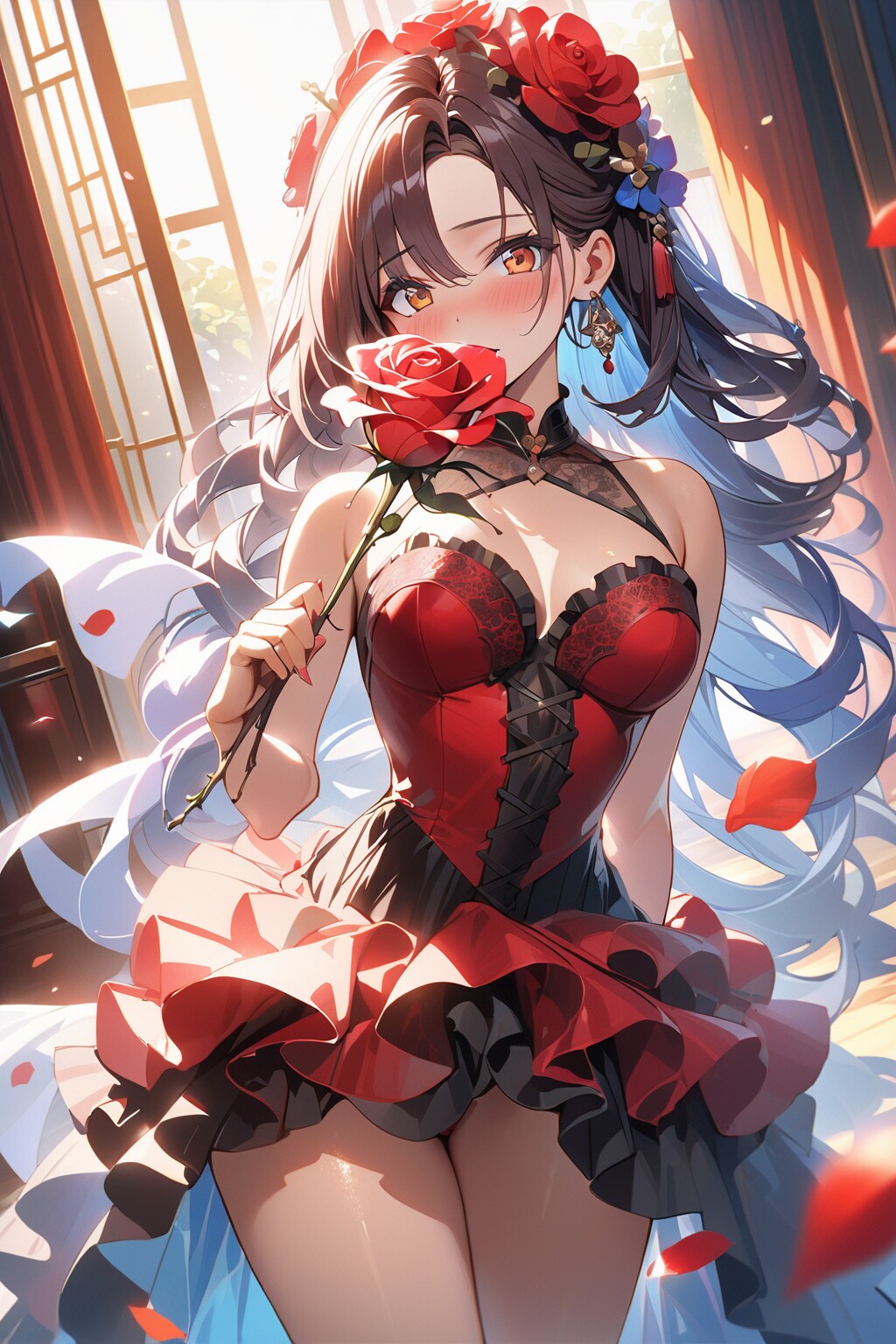 薔薇咥えチャレンジ！