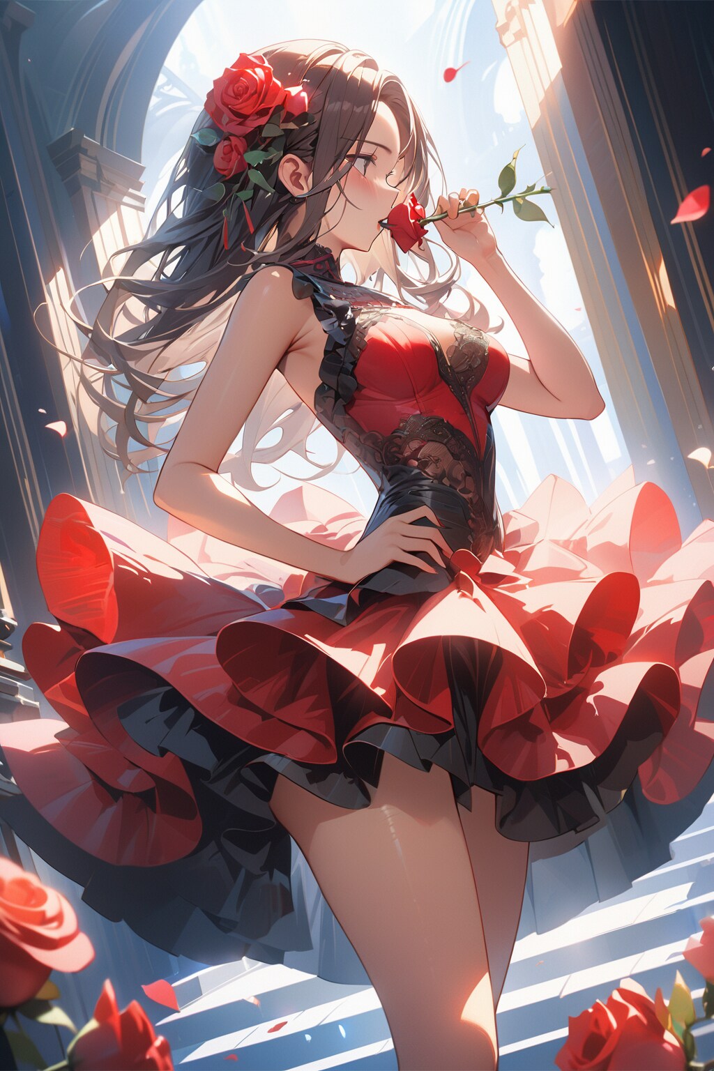 薔薇咥えチャレンジ！